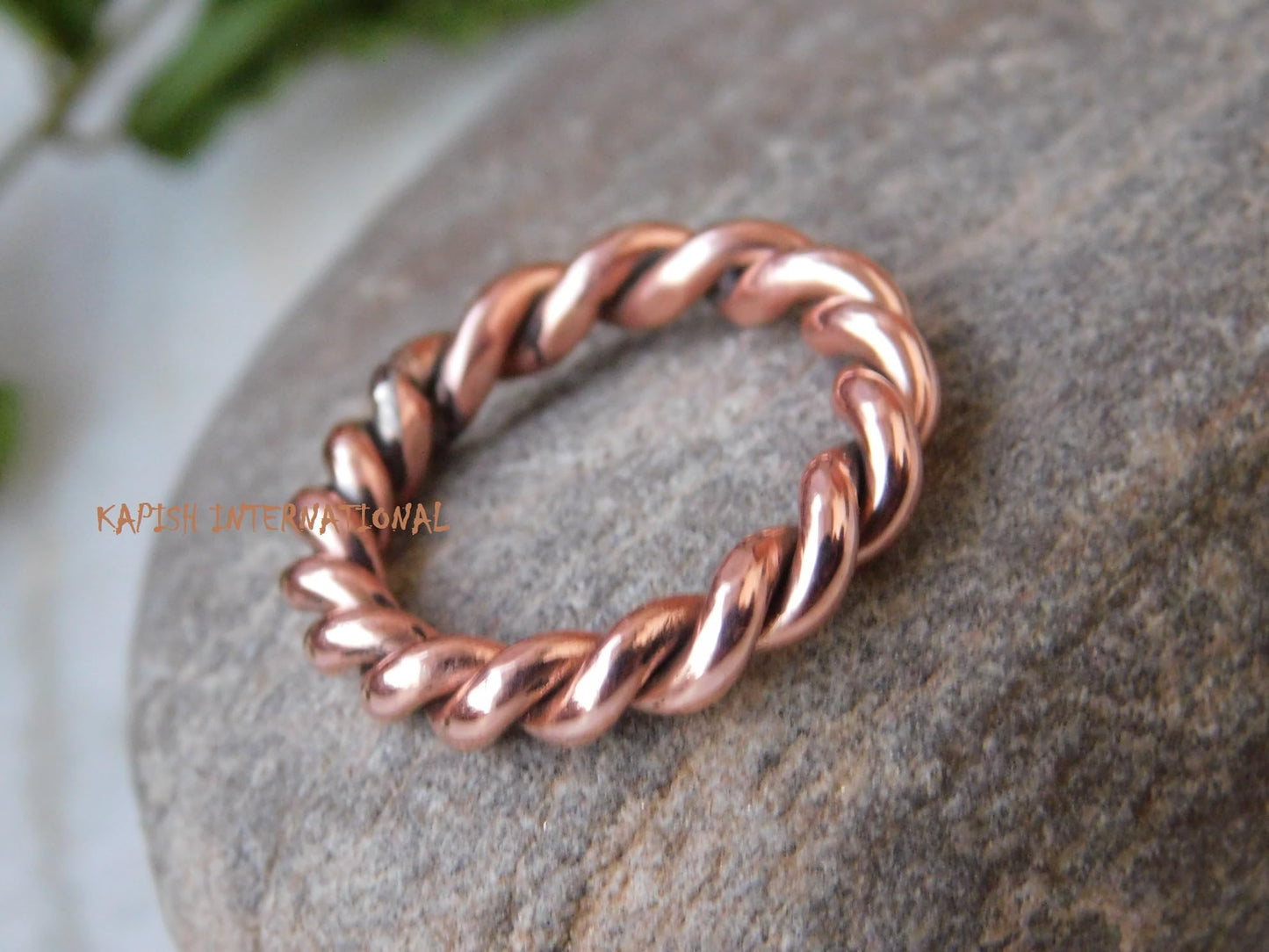 Generic Pure copper tensor rings twisted, Simple ring, Tensor Rings Twist Ring Jewelry, Solid Copper Twisted ring for Men and Women, Jewelry for Unisex, (8.5)