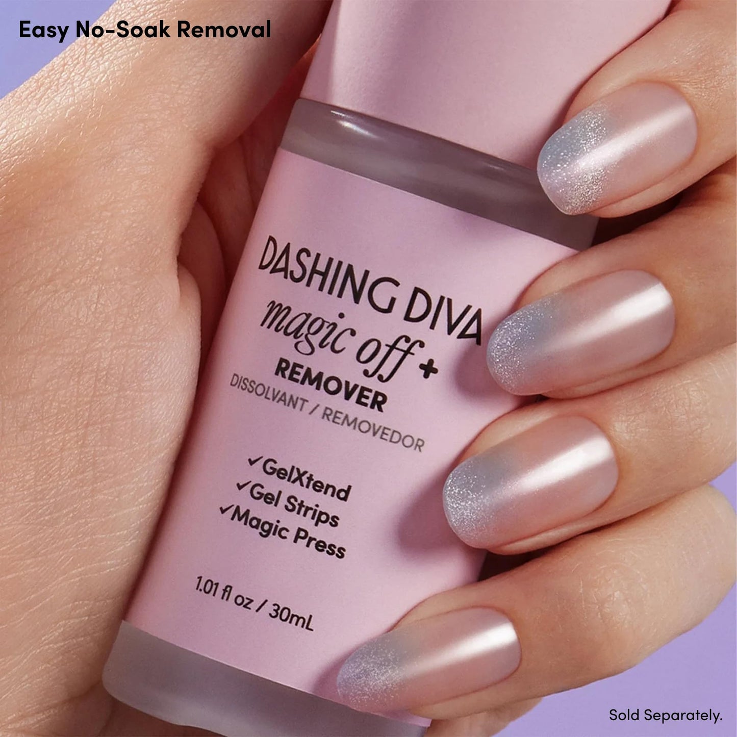 Dashing Diva Gloss Nail Strips Bundle - The Spring Florals Collection - Wallflower Frenzy & Bug Off - UV Free, Chip Resistant, Long Lasting Gel Stickers - Contains 2 Sets