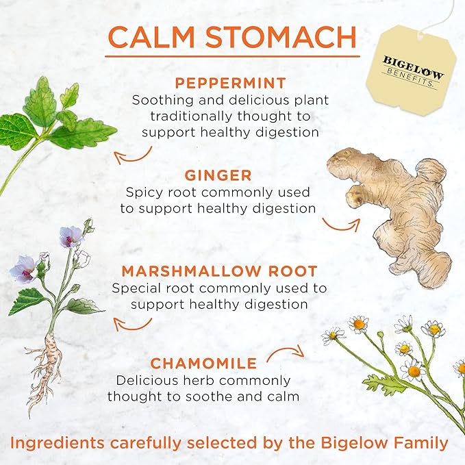 Bigelow Tea Ginger & Peach, 18 ct