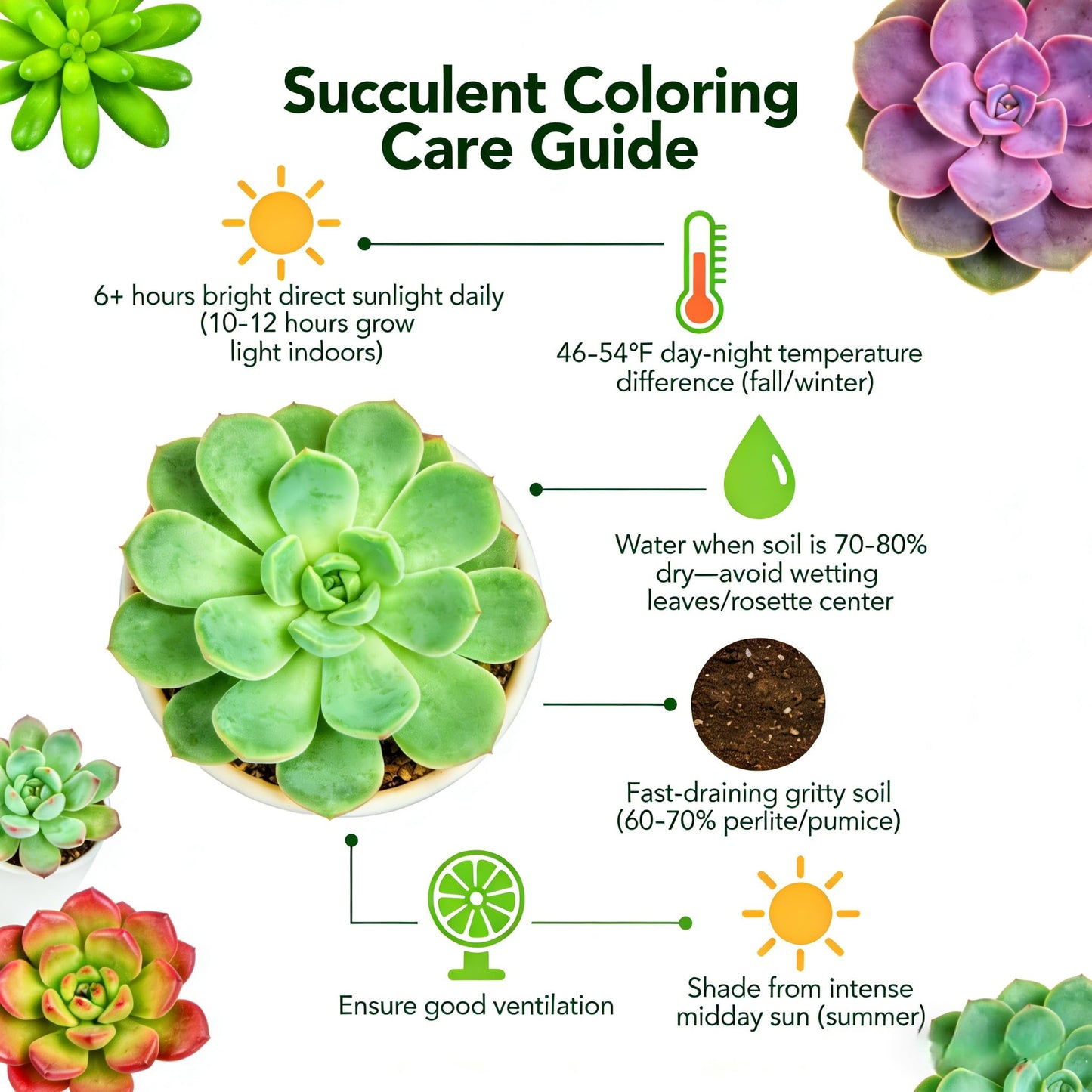 Sprout N Green 6 Live Succulents in Heart Shaped Planter, Assorted Lovely Plants for Mother's Day Valentine's Day Anniversary Housewarming, Romantic Birthday Gift for Your Lover Girlfriend Wife