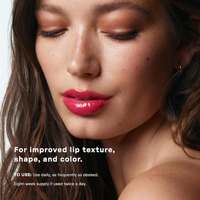 U Beauty The PLASMA Tinted Lip Compound - Anti-Aging & Anti-Wrinkle Lip Gloss, Hyaluronic Acid, Shea Butter & Peptides for Hydration & Plumping, Flush - 15 mL