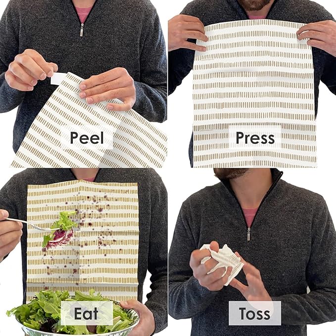 Disposable Bibs for Adults, Kids & Elderly Senior | Adhesive Tab Napkins for Eating, Personal Use, Home Care, Business | Spill Absorbent, Stain/Liquid Repellent | Cinnamon Stick, 20 Count