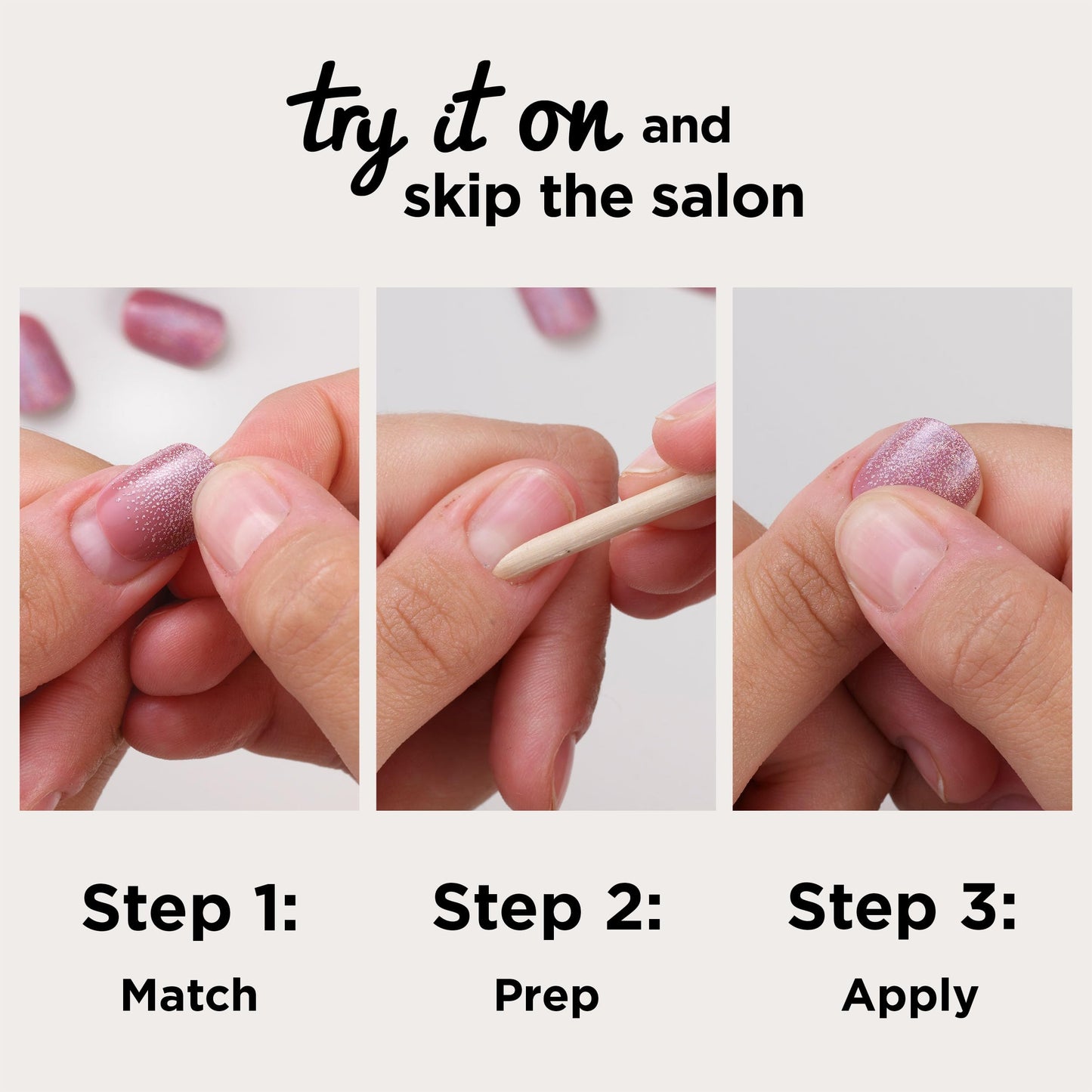 Sally Hansen Salon Effects Perfect Press-On Nails | Oval Shape | Easy to Apply, Non-Damaging | 30 Nails, Nail Glue, Adhesive Tabs, File | Ombre-Lievable