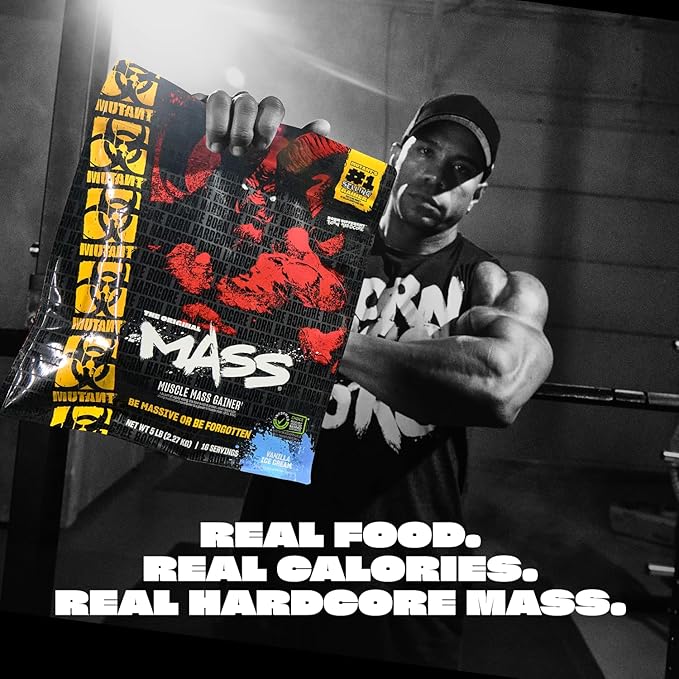 Mutant Mass Weight Gainer Protein Powder - Mass Builder for Bulking and Lean Mass Gainer, The Weight Gainer Men Need to Bulk up – 15 Pound – Triple Chocolate