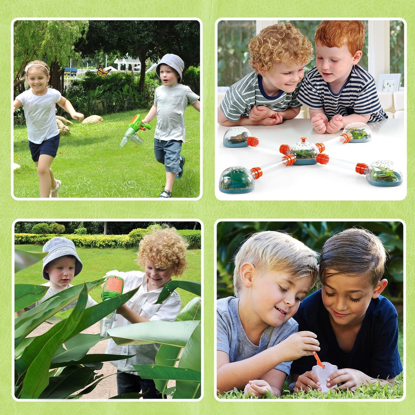 PLAY Bug Catcher Kit for Kids, Bugs Toys for Kids 3-5, Bug Vacuum Catching Kit, Critter Keeper Habitat, Insect Collection Terrarium, Summer Outside Toys for Toddlers 1-3 4 5 6 7 8+ Boys Gift