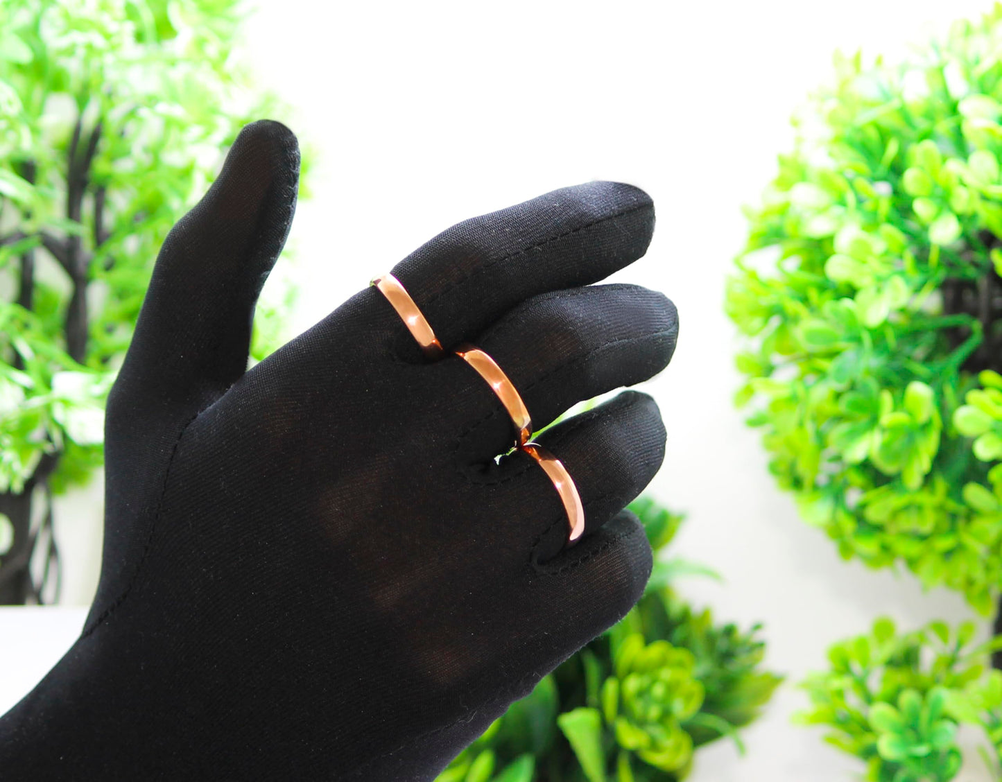 Krishnaa Jewels Pure Copper Handmade Classic Band Ring Ethnic Gift Jewelry for Men and Women (7)