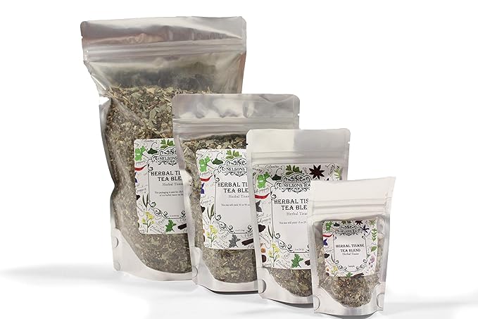 Nelson's Tea - Lemon Mint - Herbal Loose Leaf Tea - Caffeine Free - Peppermint leaves, lemongrass, spearmint leaf, lemon verbena, and lemon balm - 1 lb.