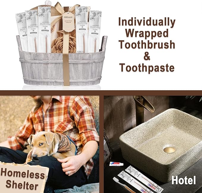 200 Pack Disposable Toothbrushes with Toothpaste Bulk Individually Wrapped, Travel Toothbrushes with Medium Soft Bristle, Manual Travel Toothbrush Kit for Adults, Kids