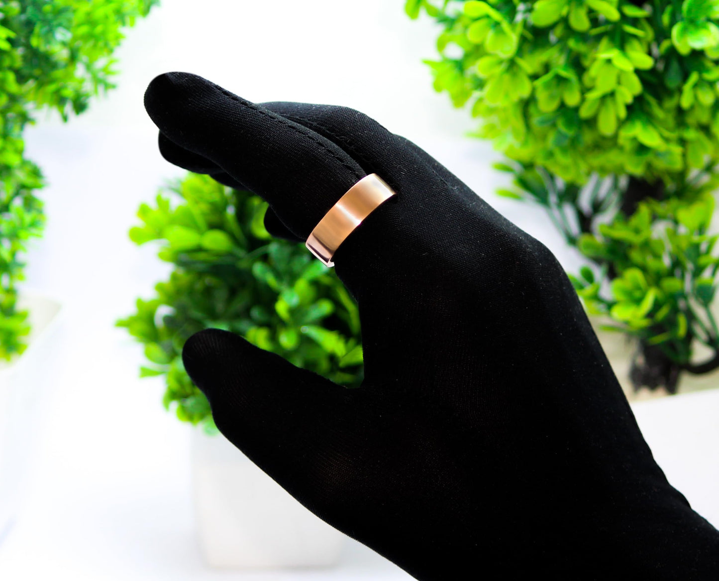 Krishnaa Jewels Pure Copper Handmade 2mm Heavy Thick Band Ring Ethnic Gift Jewelry for Men and Women (6)