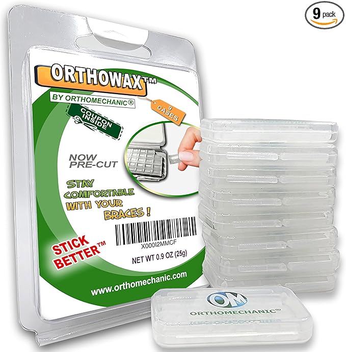 Genuine Orthowax - Orthodontic Wax for Braces Wearer - Stick Better Than competitors