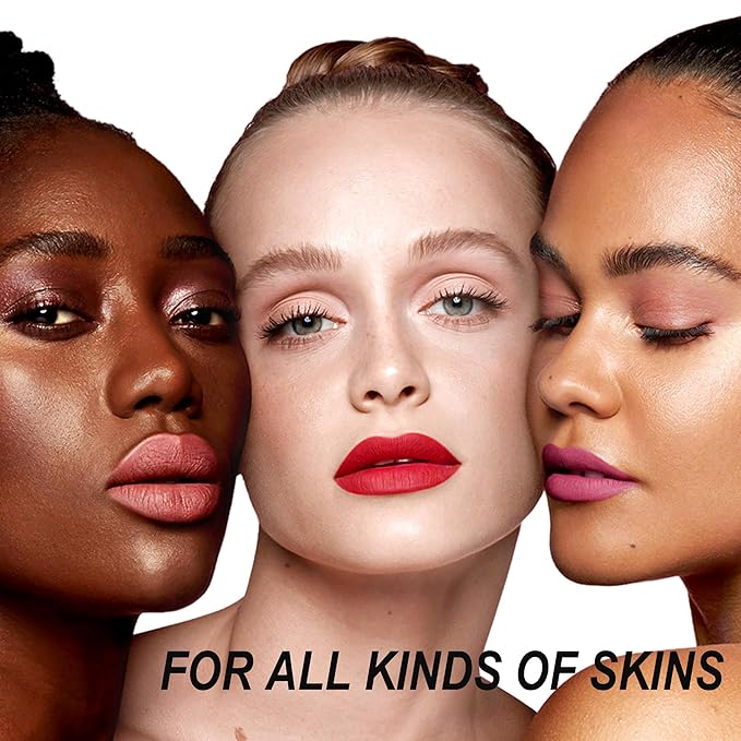Pink Lipstick Long Lasting, Matte Liquid Lipsticks for Women Non Transfer Smudgeproof Smooth and Easy to Appy Cruelty Free Lip Color,M63