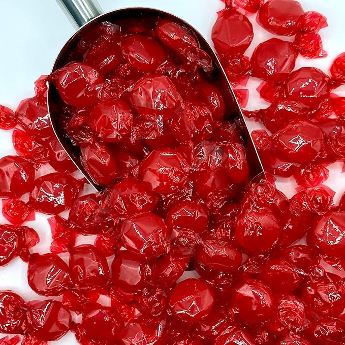 Cinnamon Discs Hard Candy - Bulk 2 Pounds Individually Wrapped Red Cinnamon Candy Disks (Approx 150 Pieces) - Holiday Bulk Fiery Candy (Pack of 2)
