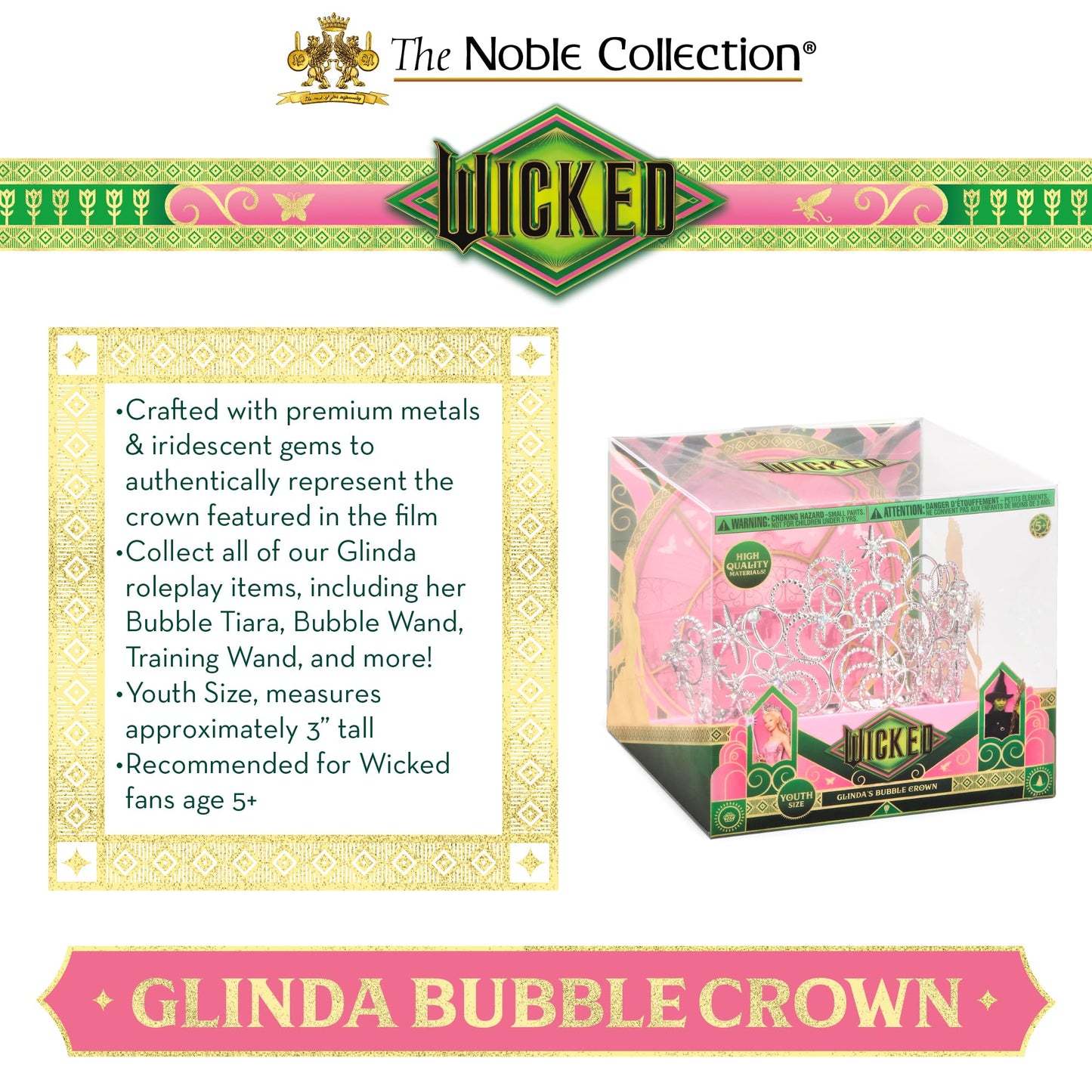 Wicked Glinda's Bubble Crown