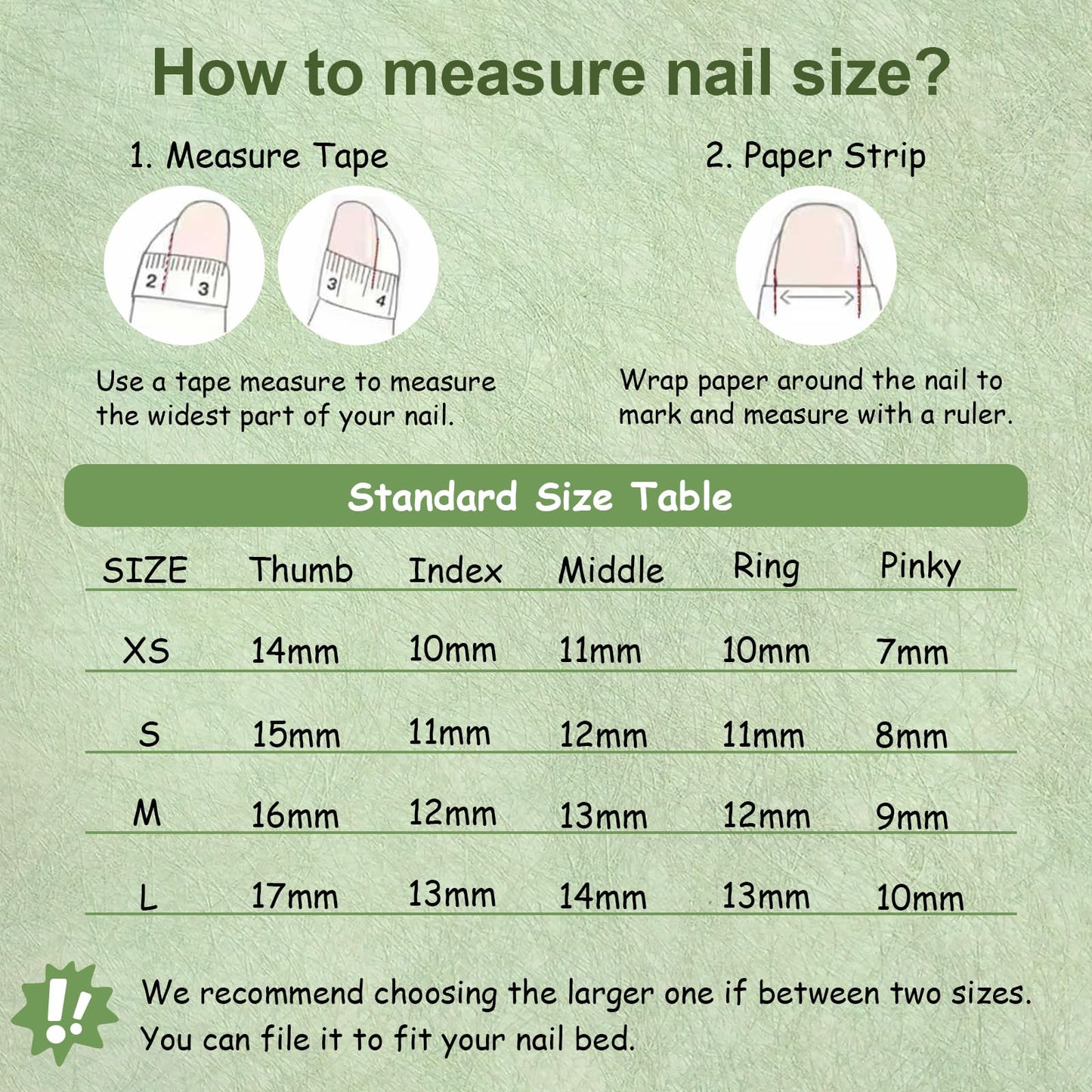 Tesytto Medium Coffin Press On Nails, Green Glitter & White Fake Nails with 3D Green Hat & Clover Print, Handmade Acrylic Nails Glossy Full Cover False Nails (Size L)