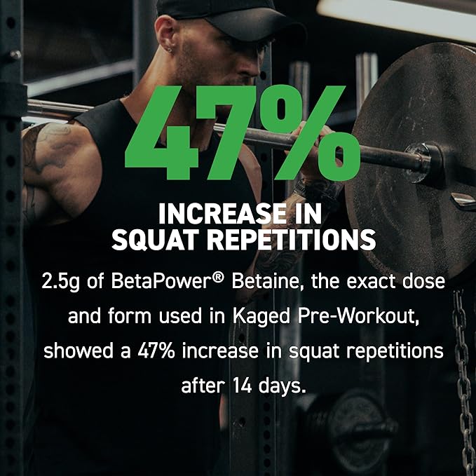 Kaged Original Pre Workout Powder | Grape | Pre-Kaged | Formulated with Creatine, Beta Alanine, Pure Caffeine | 20 Servings