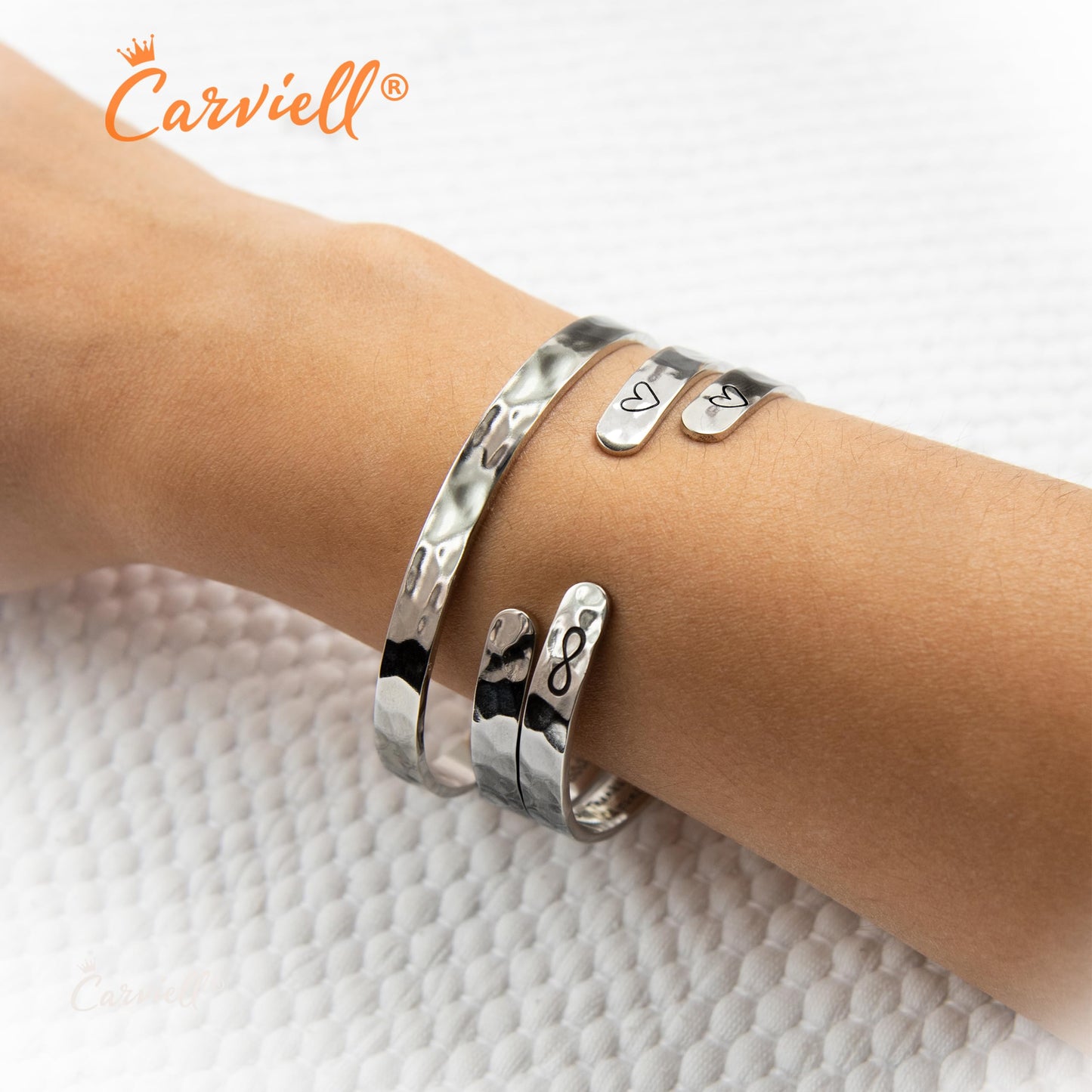 Carviell Daughter Bracelet from Mom, To my Daughter Gift for Birthday, Daughter in Law Jewelry, Mother Daughter Bracelets