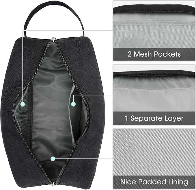 Narwey Travel Toiletry Bag for Women Traveling Dopp Kit Men Travel Bag for Toiletries Cosmetic Bag Makeup Bag Medicine Bag for Traveling