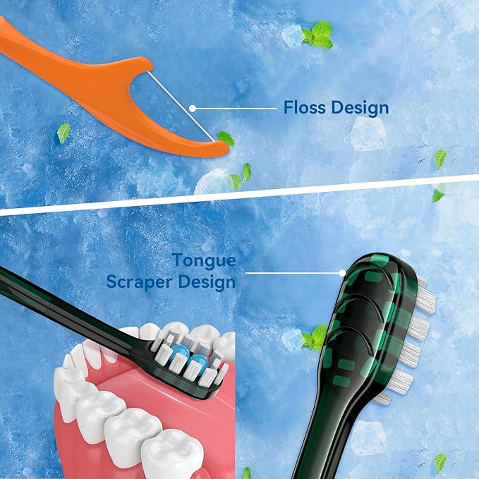 12Pack Disposable Toothbrush with Toothpaste All-in-One Oral Care Prepasted Individually Wrapped 5-in-1 Mini Toothbrush with Toothpick, Flosser, Tongue Cleaner, Perfect for Travel & On-The-Go