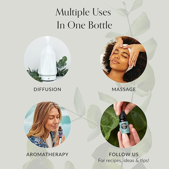 Edens Garden Essential Oils 6 Set – 100% Pure Therapeutic Grade, Natural Aromatherapy Blends for Headache, Muscle Relief & Relaxation – Undiluted for Massage & Self-Care, 10 ml/ 6 Pack
