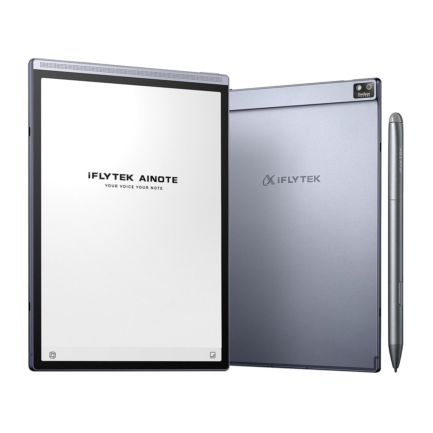 iFLYTEK AINOTE Air 2 Bundle – 8.2" E Ink AI Note-taking Tablet with Stylus, 4096 Pressure Levels, Digital Notebook with Voice-to-Text Transcription, Multi-languages Support, Ideal for Meetings & Study