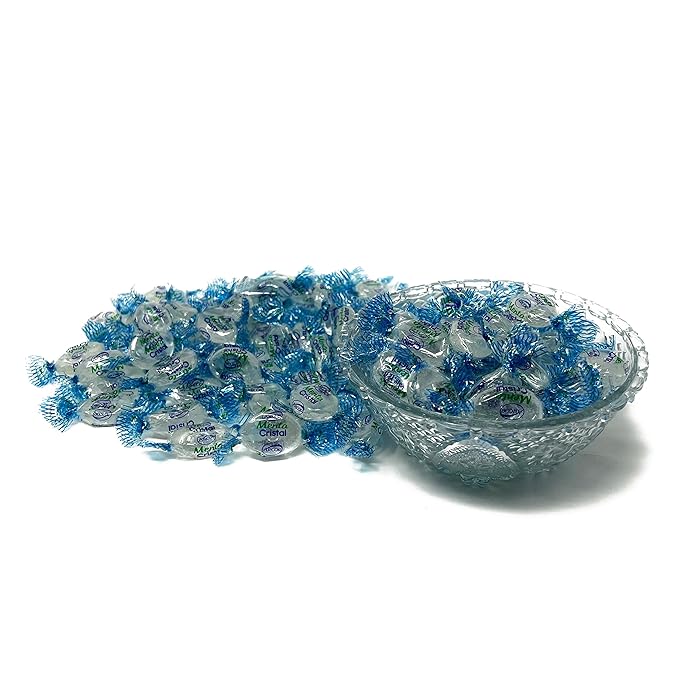 Crystal Clear Mints - 1 lbs - Clear Refreshing and Elegant After Dinner Mint Hard Candies - American Vintage Candy Snack Assortment - Individually Wrapped, 16 oz.