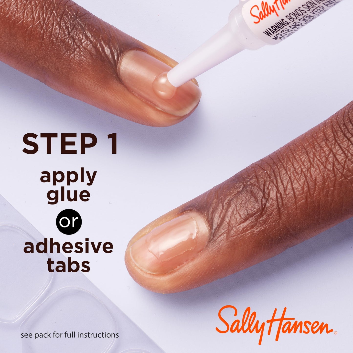 Sally Hansen Salon Effects® Perfect Manicure, Ombre-Lievable, Press On Nails, Oval Shaped, Non-Damaging Adhesive Tabs, File, and Alcohol Pad Included (Pack of 2)