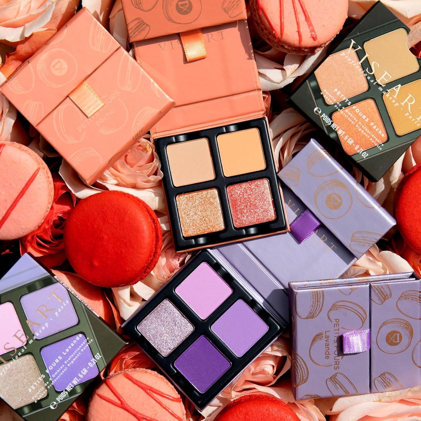 Viseart Paris Petits Fours Pro Luxe Makeup Palette (Peche)