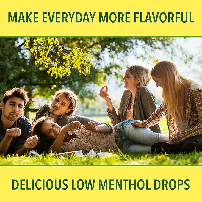 Ricola Sugar Free Lemon Mint Herbal Cough Suppressant Throat Drops, 105ct Bag
