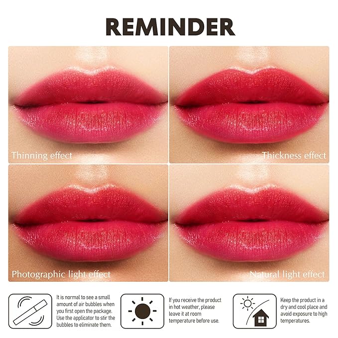 Berry Red Lipstick Moisturizing for Women Shimmer Tinted Lip Balm Cranberry Hydrating Nourishing Lip Gloss Vegan& Cruelty Free Lip Makeup, ZG119 My Love