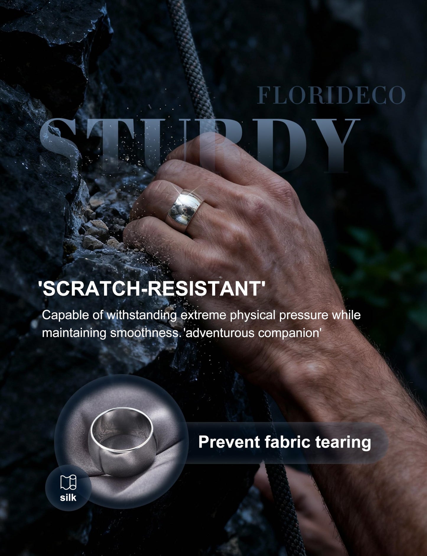 Florideco 12mm Stainless Steel Ring Wedding Bands for Women Mens Ring Wedding Band Plain Dome High Polished Size 9
