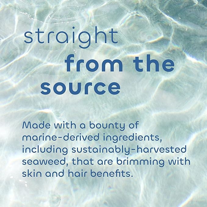 Seaweed Bath Co. Melt-in Water Lotion, Mediterranean Blue Tansy Scent, 4 Ounce, Sustainably Harvested Seaweed, Sea Grape, Beta-Glucan