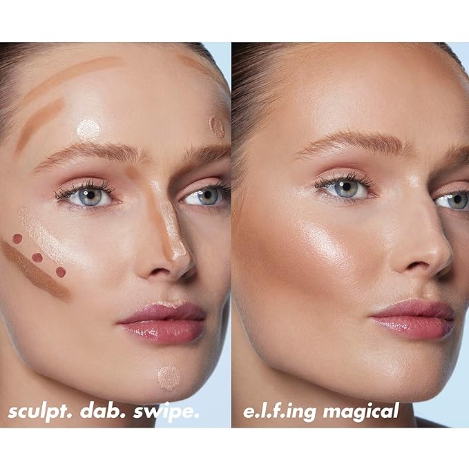 e.l.f. Halo Glow Blush Beauty Wand, Liquid Blush Wand For Radiant, Flushed Cheeks, Infused With Squalane, Vegan & Cruelty-free, Berry Radiant