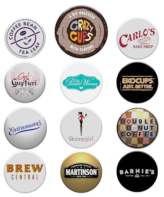 Crazy Cups Custom Variety Pack Sampler, Assorted Single Serve Pods for Keurig K Cups Makers, Coffee, 30 Count