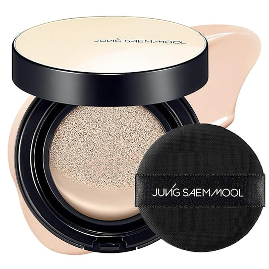 JUNG SAEM MOOL [ SPF ] Essential Skin Nuder Cushion (17 Fair Pink) | Refill Not Included (0.49 Fl Oz) | SPF50 Broad Spectrum | Natural Finish | Makeup Artist Brand