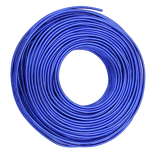 9 Gauge Aluminum Craft Wire, 100 Feet 3mm Bendable Metal Wire for Jewelry Making, Sculpting and Floral Design, Soft Armature Wire for DIY Crafts (Royal Blue)