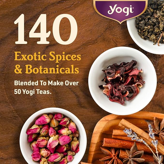 Yogi Tea Echinacea Immune Support Tea - 16 Tea Bags per Pack (6 Packs) - Organic Immunity Support Tea - Includes Peppermint Leaf, Lemongrass, Cinnamon Bark, Echinacea Purpurea, Licorice Root & More