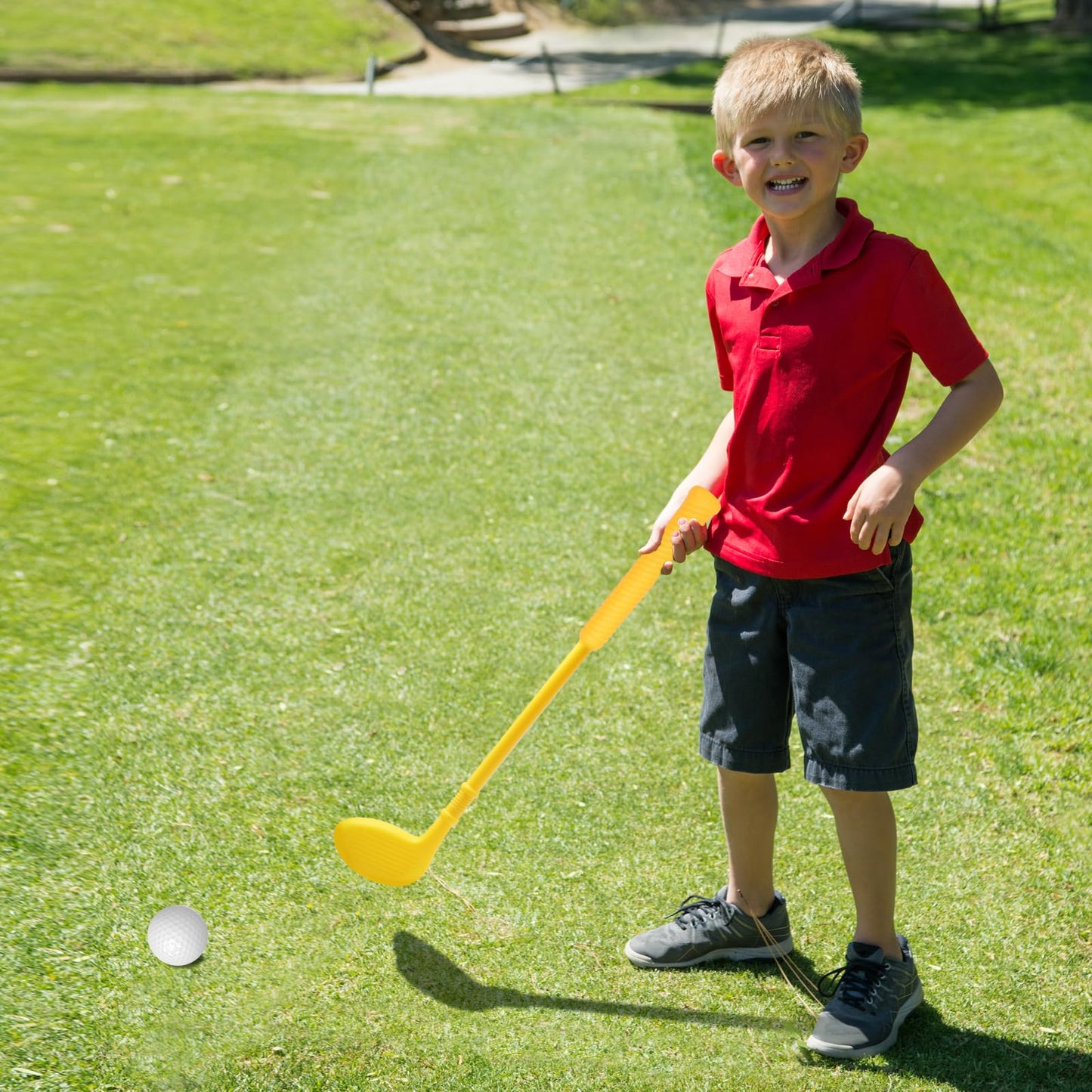 Dyienocs Plastic Mini Golf Clubs for Toddlers,Kids Golf Clubs Set,Outdoor/Indoor Golf Toys Christmas Birthday Present for Boys Girls