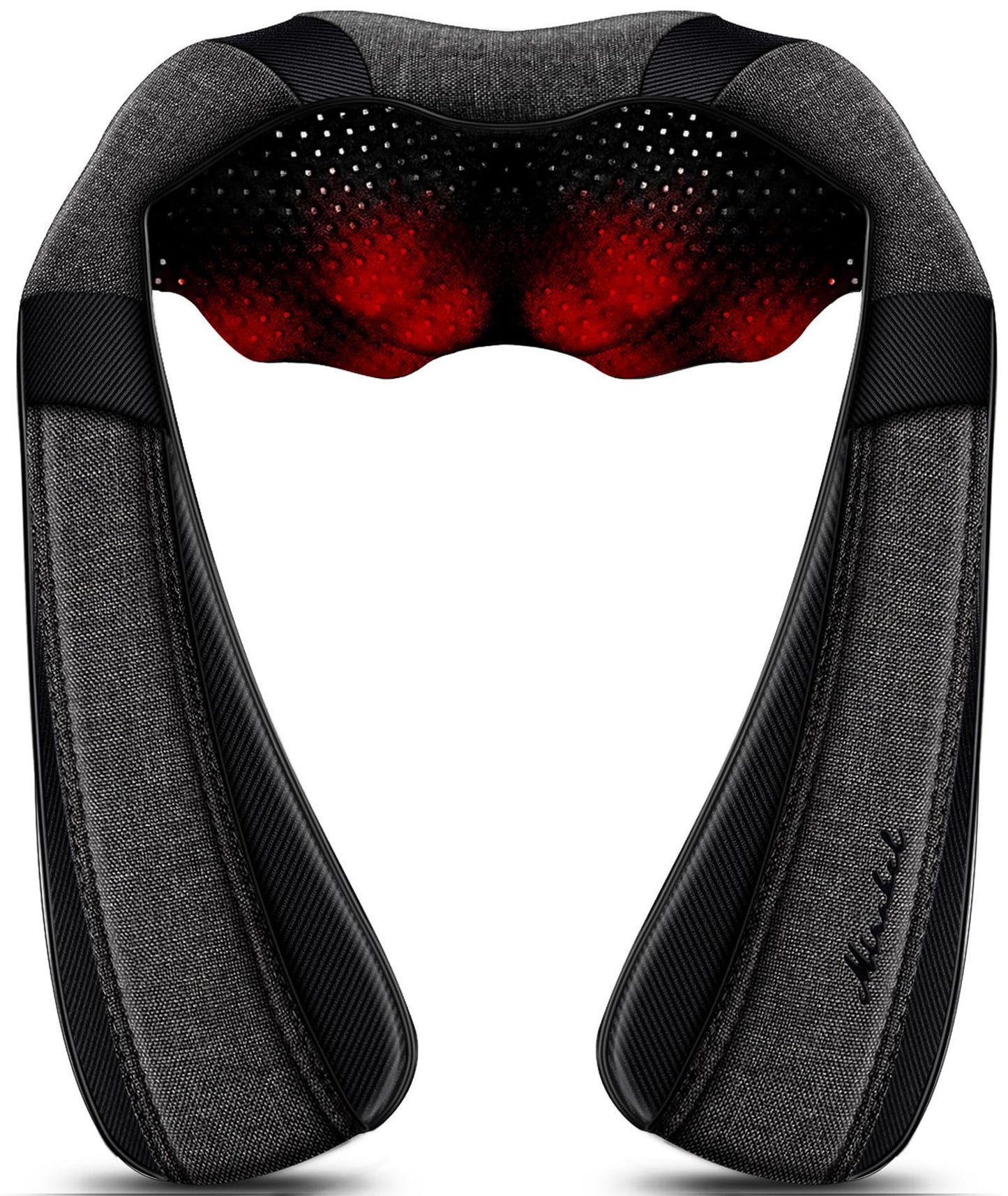 Mirakel Shiatsu Neck & Back Massager with Heat - Deep Tissue Neck, Back & Shoulder Pain Relief - Ergonomic Design Shoulder Massager, Idea Presents for Christmas, Fathers Day, Mothers Day, Women, Men