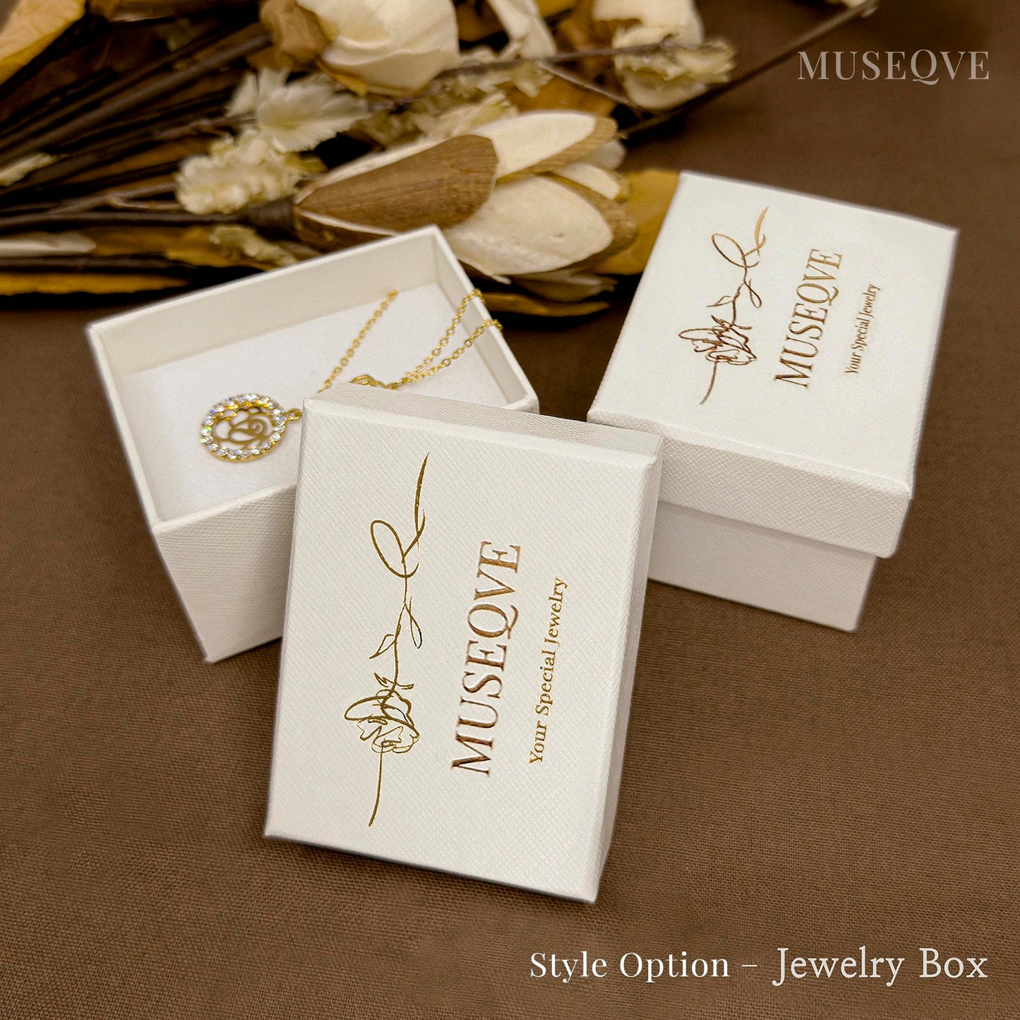 MUSEQVE CZ Drop Solitaire Necklace for Women • Y Shaped Lariat Necklace Round Cubic Zirconia Diamond Pendant Jewelry • Rhodium Plated Tarnish Free Adjustable Chain [CZN-Y-S]