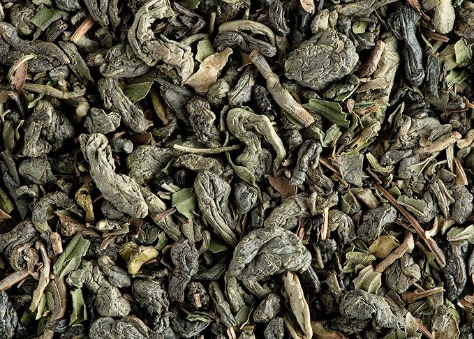 Dammann Freres Satchets, Mint Flavor Tea Bags, Premium Gourmet French Green Tea, 25 Count (Single Pack)