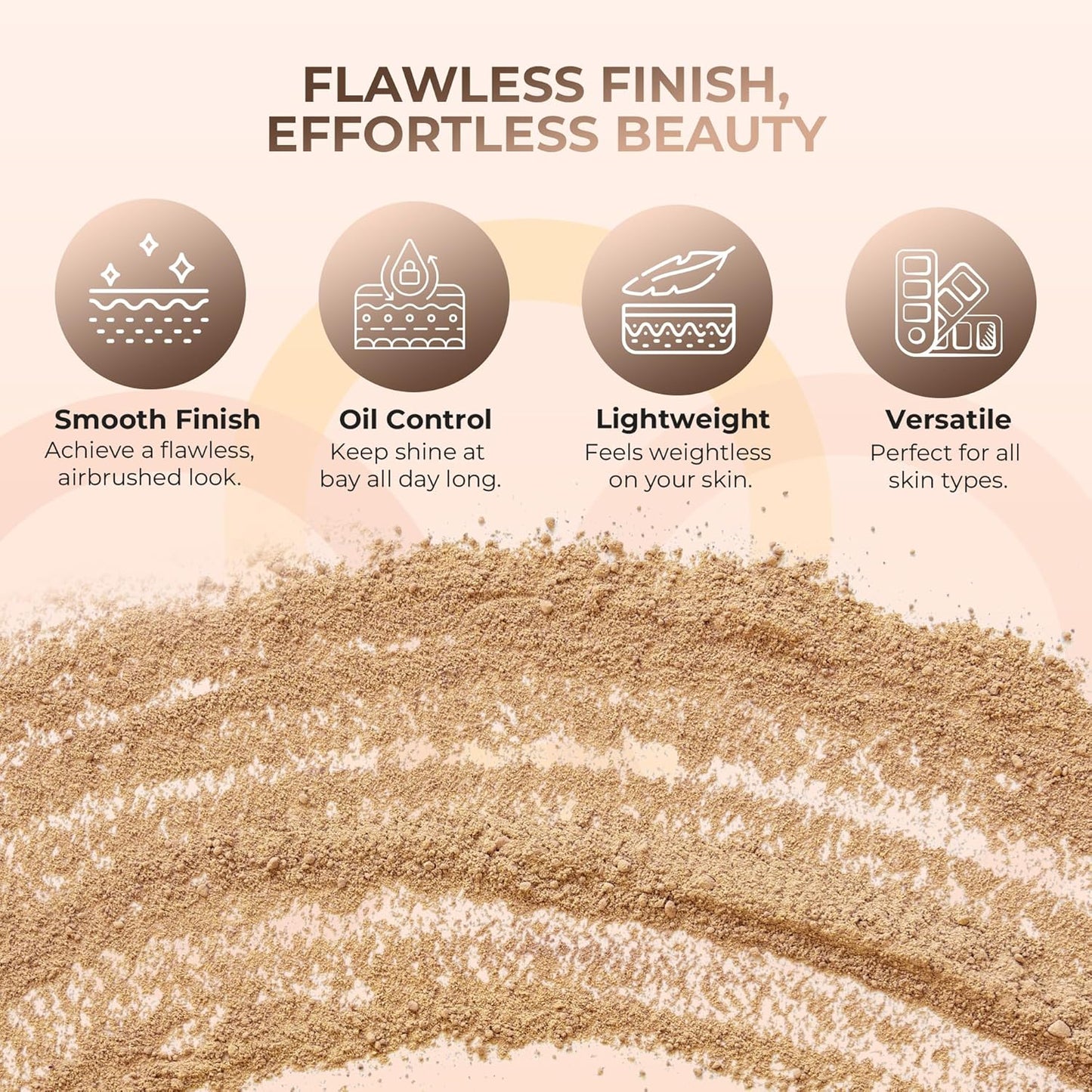 Foundation Refill (DEEP TAN)(1 Ounce Bag) By Sweet Face Minerals, Lightweight Mineral Loose Makeup Powder with SPF 20, Full Coverage Flawless Finish, Talc-free, Cruelty-Free, Refillable Pouch