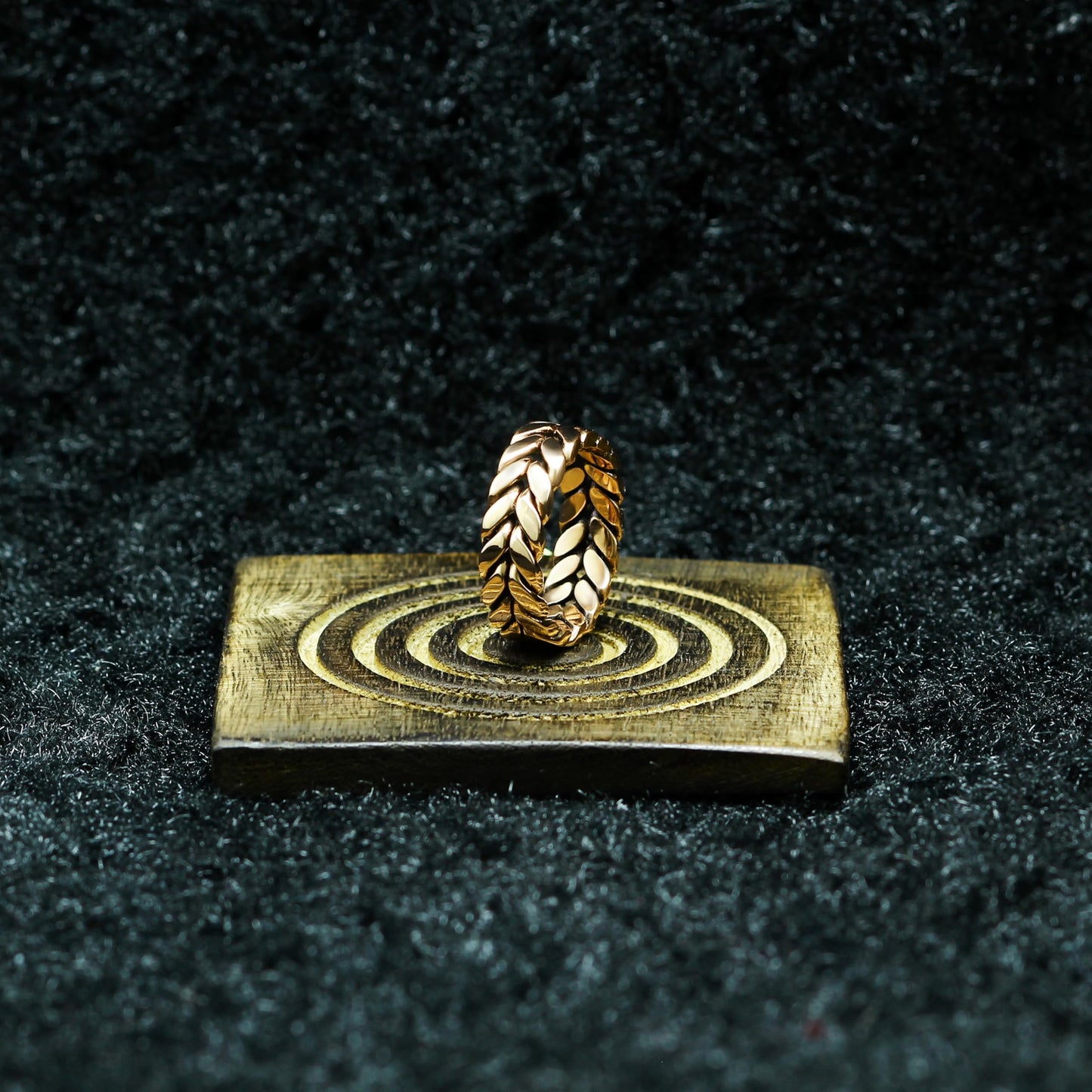 Krishnaa Jewels Pure Copper Braided Twist Eternity HandCrafted Ring Gift Jewelry for Men and Women (12.5)