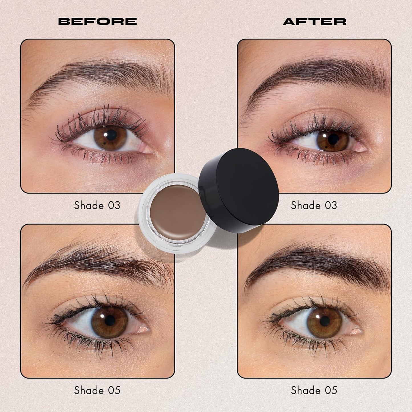 Milani Stay Put Brow Color - Soft Brown (0.09 Ounce) Vegan, Cruelty-Free Eyebrow Color that Fills and Shapes Brows…