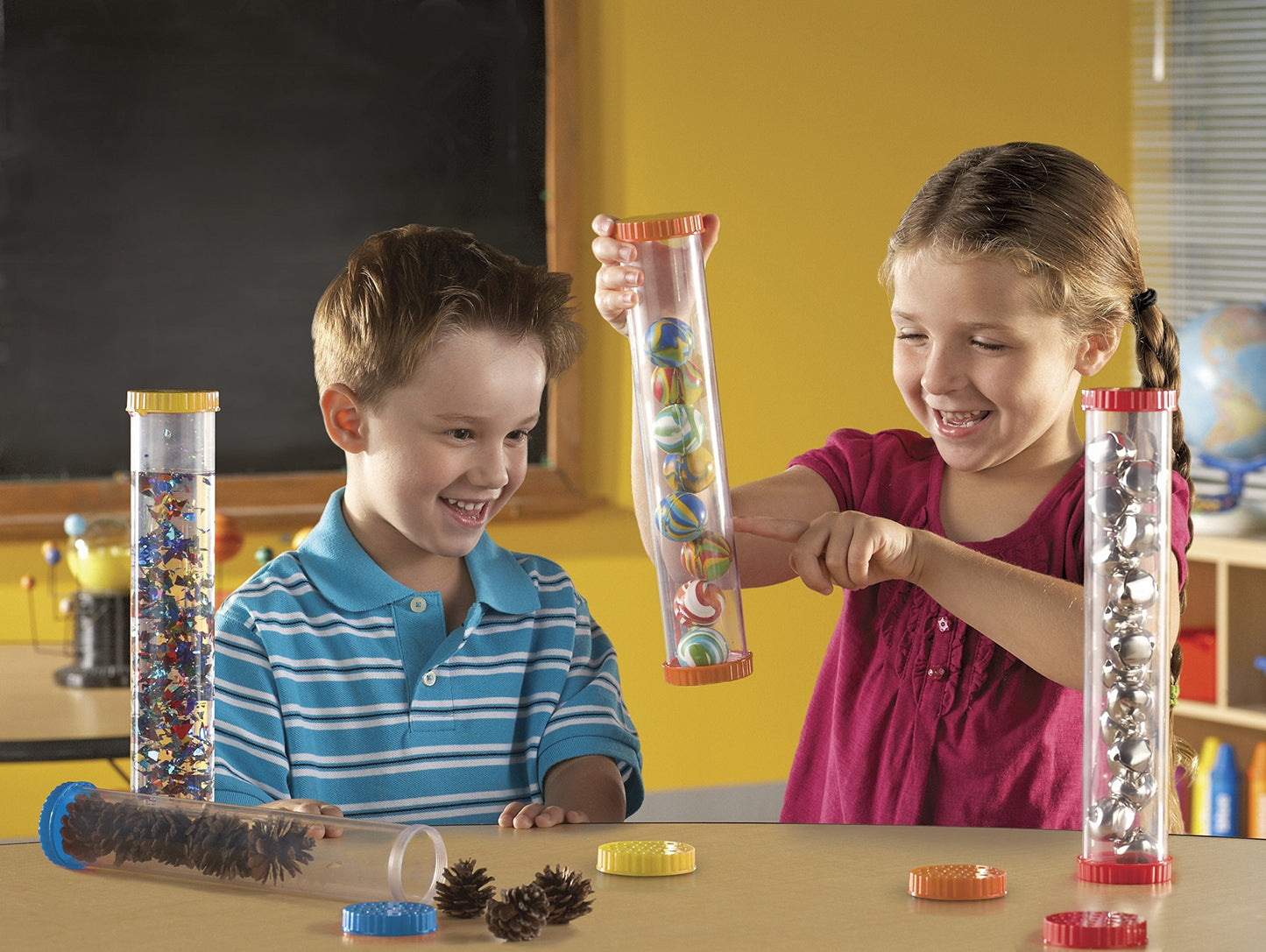 Learning Resources Primary Science Sensory Tubes - Toddler Toys, Homeschool Supplies, Fine Motor Skills, Calm Down Bottle, STEM Manipulatives, Preschool Activities, Montessori Games, Gifts for Kids