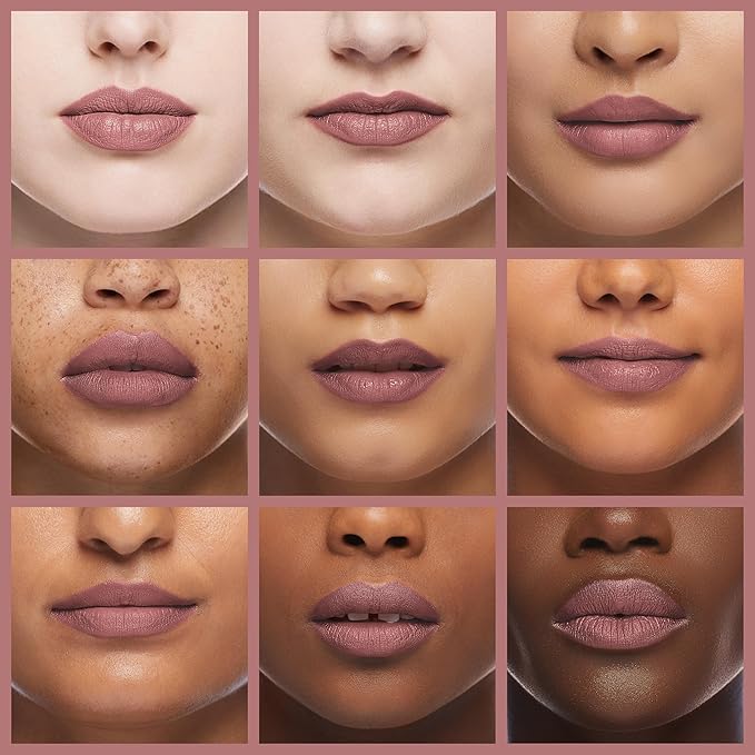 Heart Percent Dote On Mood Lip Liner Pencil, Long-Lasting Creamy Lip Crayon Smooth Lipliner Retractable Lipstick Overlip Line Color 0.8g, #15.Mauve Lips