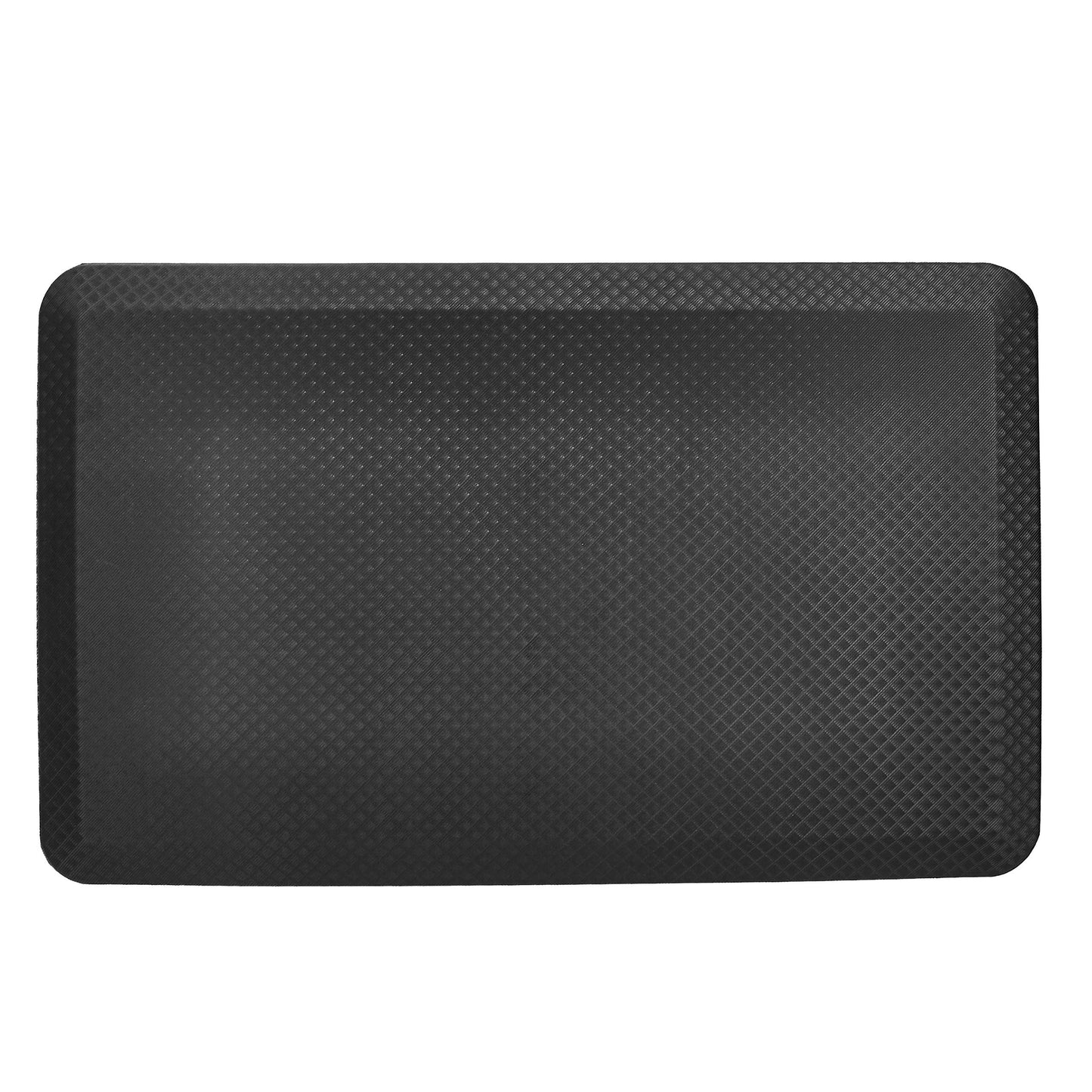 Amazon Basics 3/4" Rectangular Durable Anti-Fatigue Supportive Comfort Standing Mat, 32" x 20", Black