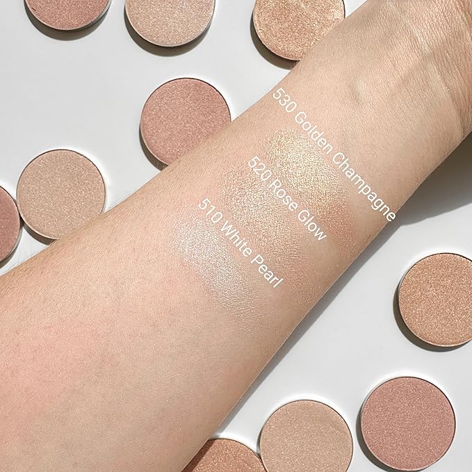 Sandstone Scandinavia Highlighter – Hypoallergenic Face Highlighter - High Glossy Face Illuminator with Natural Finish - Pearl Shimmer - Smooth silky Powder Makeup (Rose Glow, 3 g)