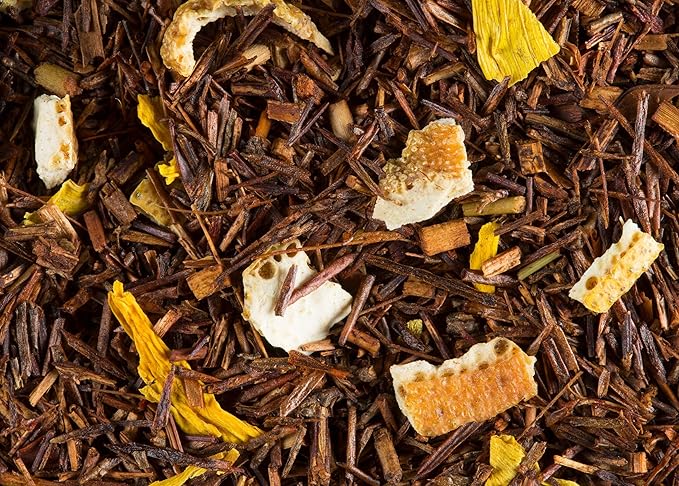 Dammann Freres Sachets, Rooibos Citrus Tea Bags, Premium Gourmet, Notes of Lemon, Clementine, and Orange Tea, Individually Wrapped, 24 Count (Single Pack)